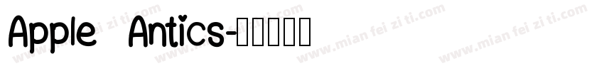 Apple Antics字体转换